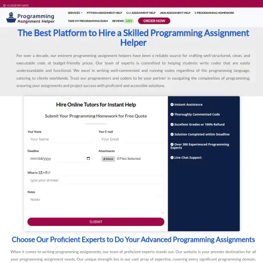 Programming Assignment Helper