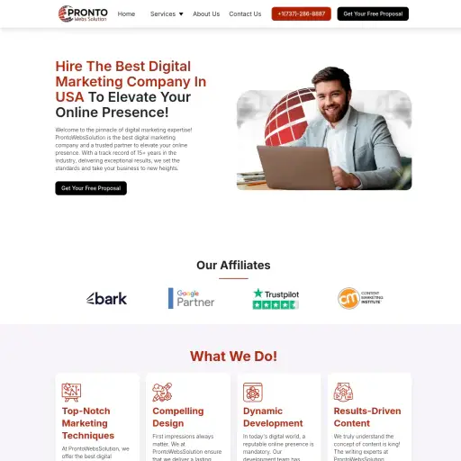 Pronto Webs Solution
