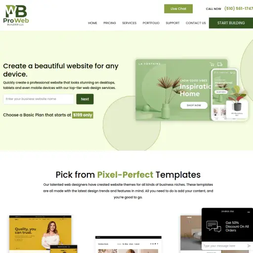 PRO WEB BUILDER LLC