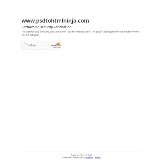 PSD to HTML Ninja