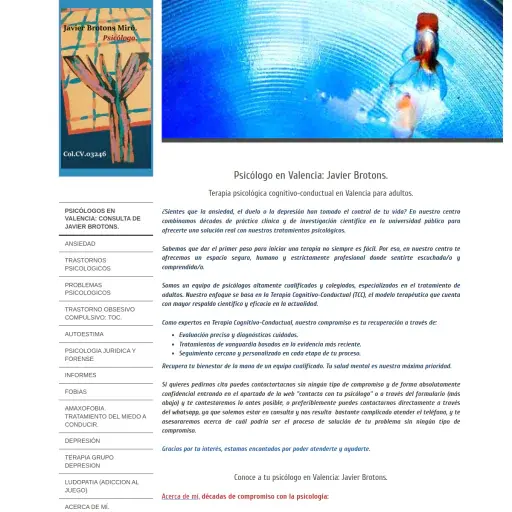 Psicologo Valencia