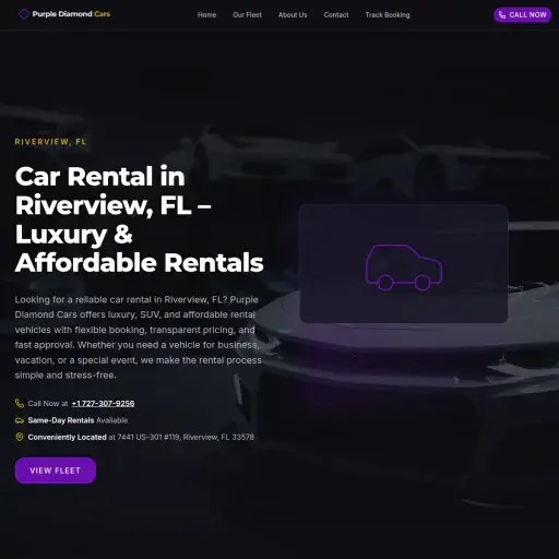 Purple Diamond Cars