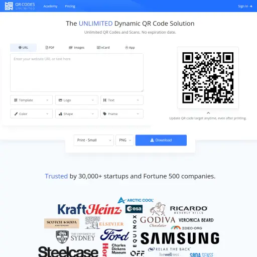 QR Codes Unlimited