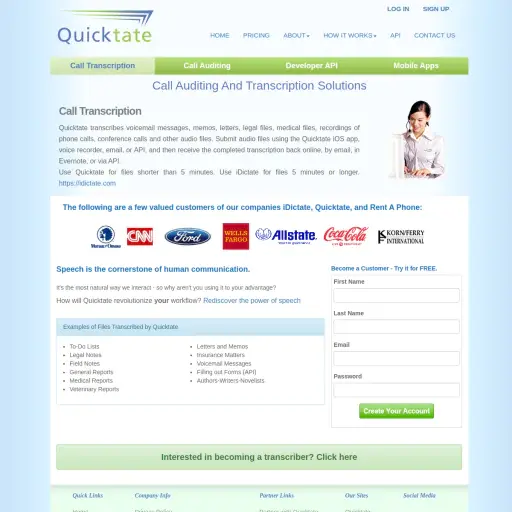 Quicktate