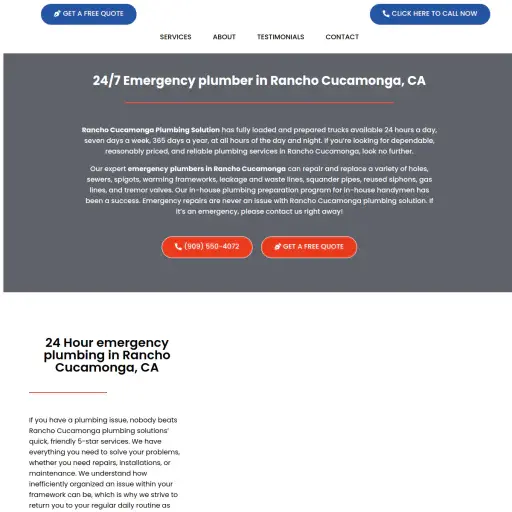 Ranchocucamongaplumbingsolution