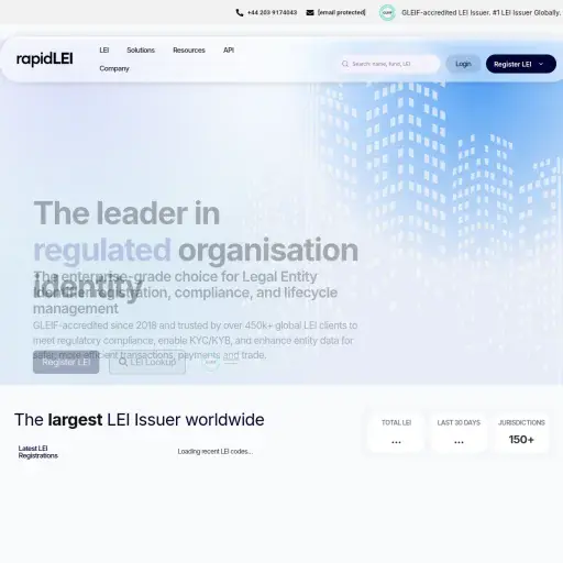 Ubisecure RapidLEI