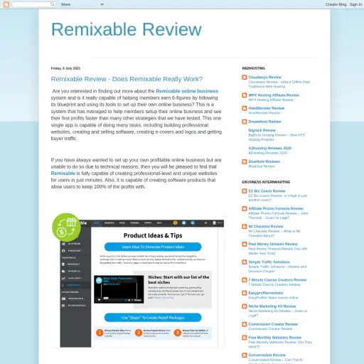 Remixablereviews9 Blogspot