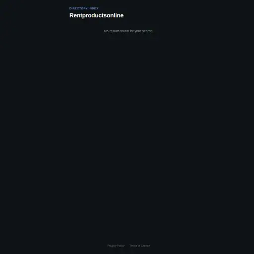 Rentproductsonline
