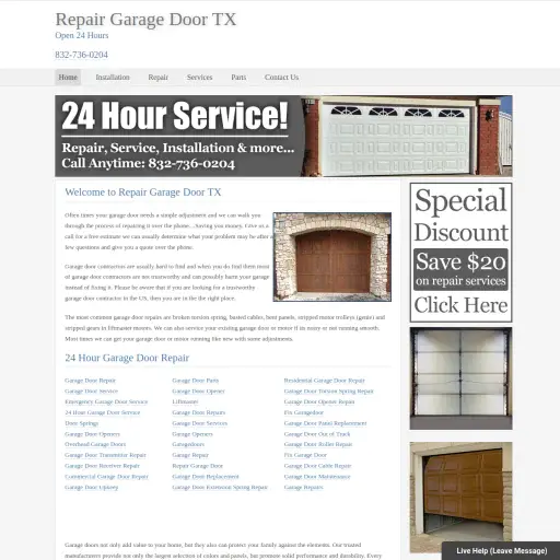 Repair Garage Door TX