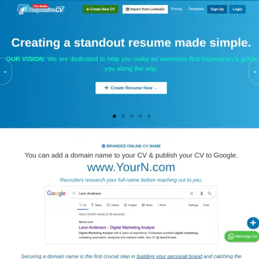 Responsive CV