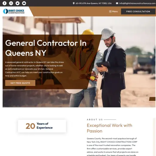 RIGHT CHOICE CONSTRUCTION CROP