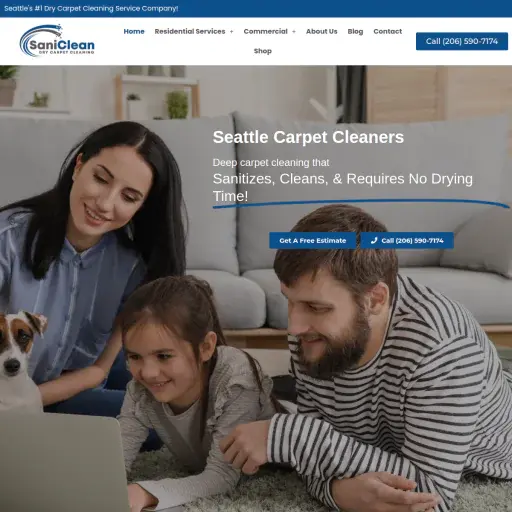 SaniClean Dry Carpet Cleaning