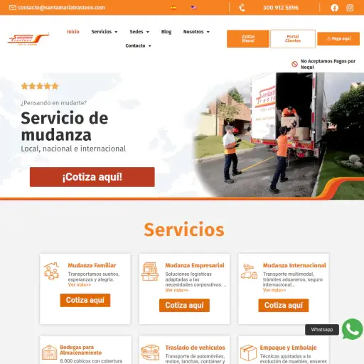 santamariatrasteos.com
