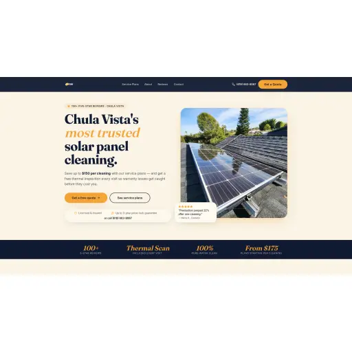 Saturn Solar Cleaning