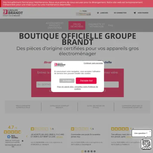 sav.groupebrandt.com