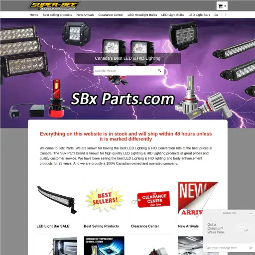 SBx Parts