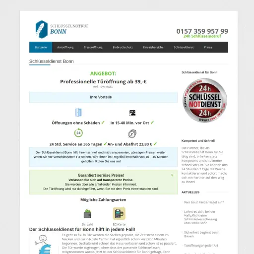 Schlüsseldienst Bonn