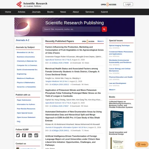 Scientific Research Publishing
