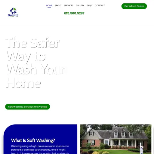 Sea Breeze Soft Wash Nashville