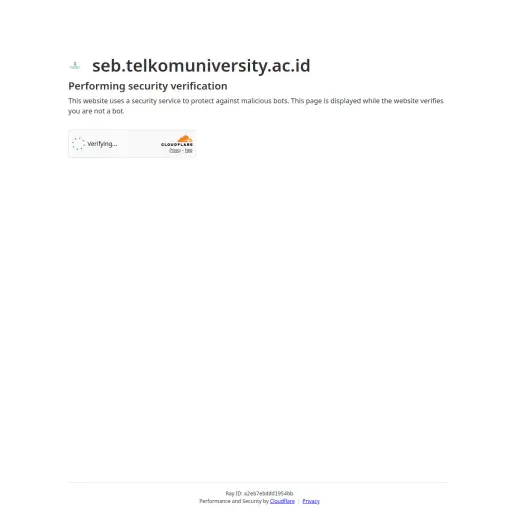 School of Economics and Business Telkom University