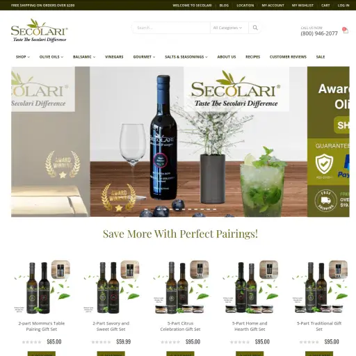 Secolari Artisan Oils & Vinegars