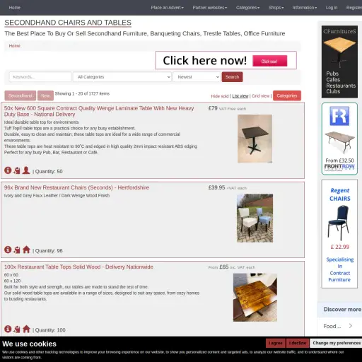 secondhand-chairs-and-tables.co.uk