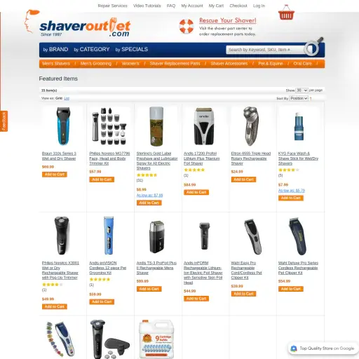 Shaver Outlet, Inc.