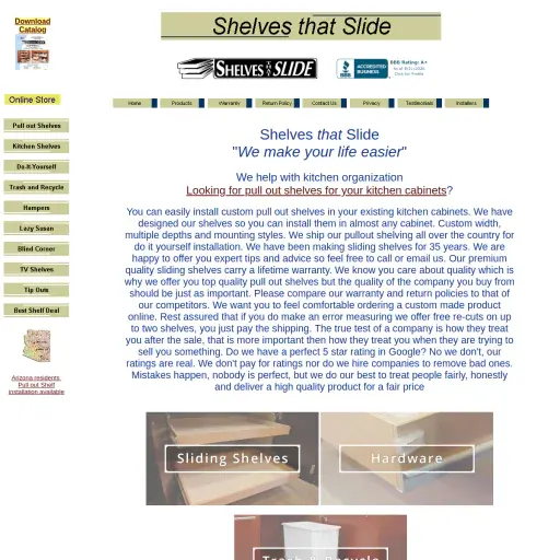 Shelves That Slide