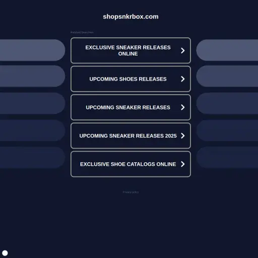 Shopsnkrbox