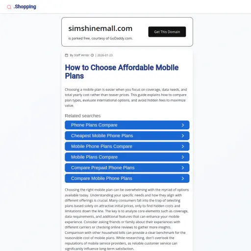 Simshinemall