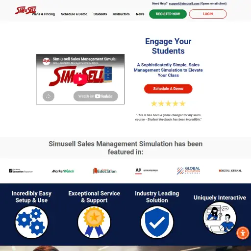Sim-u-sell Sales Management Simulation