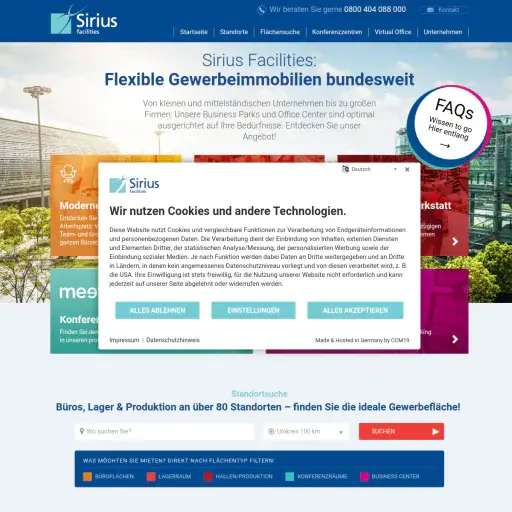 Siriusfacilities