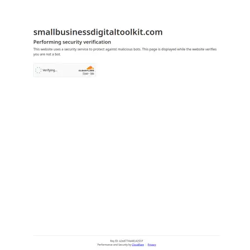 Small Business Digital Toolkit