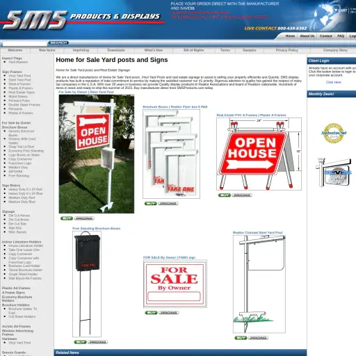 SMS Products & Displays