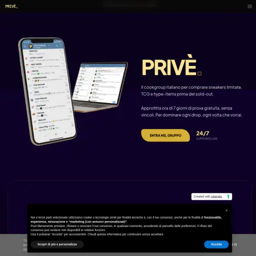 Privè ⚡ Sneakers, Carte Collezionabili e Alternative Resell