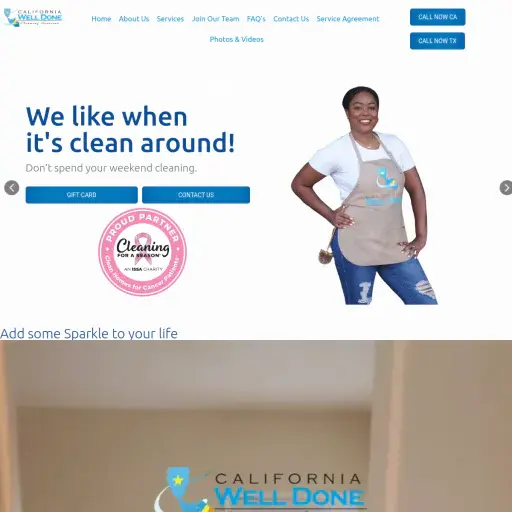 California Well Done Cleaning Services
