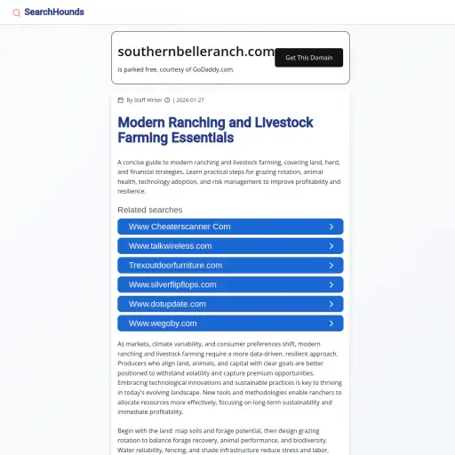 Southern Belle Ranch LLC