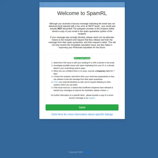 Spamrl