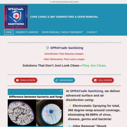 SPRAYsafe Sanitizing