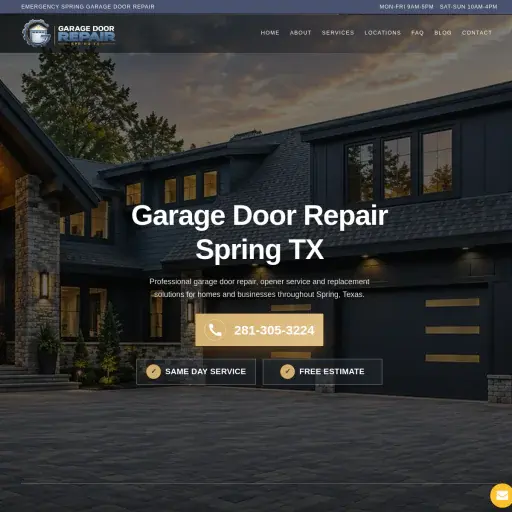 Spring Garage Door Repair
