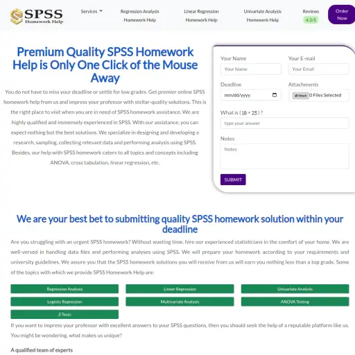 Spss Homework Help