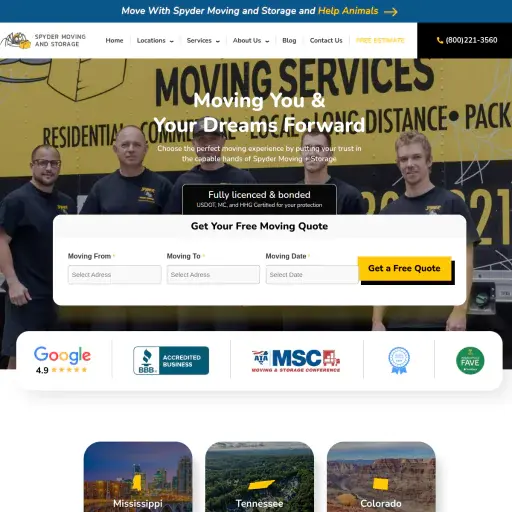 Spyder Moving Services