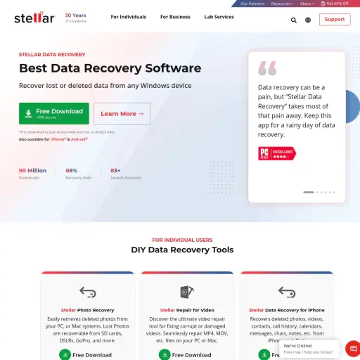 Stellar Data Recovery