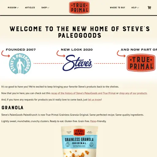 stevespaleogoods.com