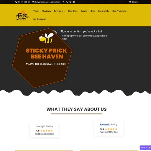 Sticky Prick Bee Haven