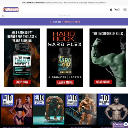 strongsupplementshop.com