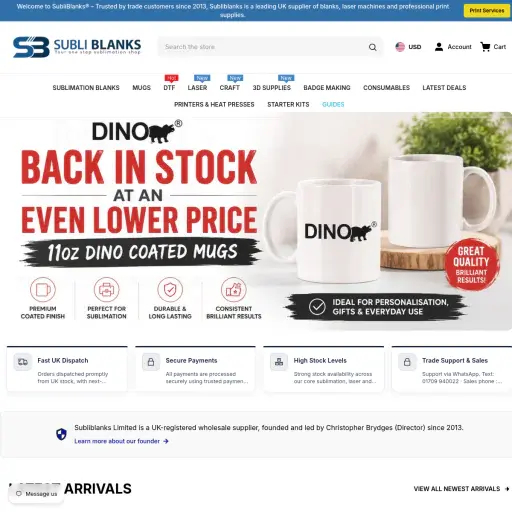 Subli Blanks Limited