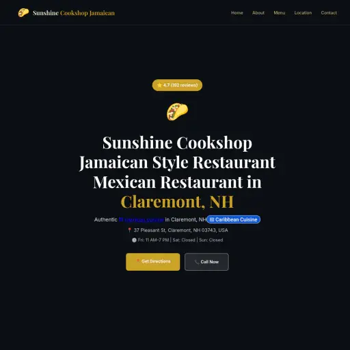Sunshine Cookshop Jamaican Style Restaurant