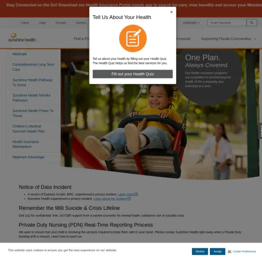 sunshinehealth.com