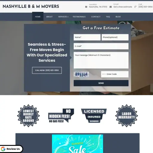 Nashville B & M Movers